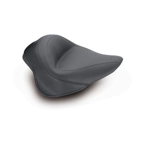 Mustang Wide Touring Solo Seat For Harley Slim / Blackline 2011-2017