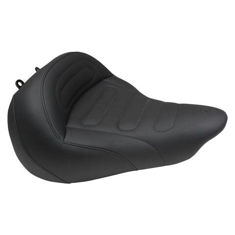 Mustang Standard Touring Trapezoid Stitch Solo Seat For Harley Softail Breakout 2013-2017