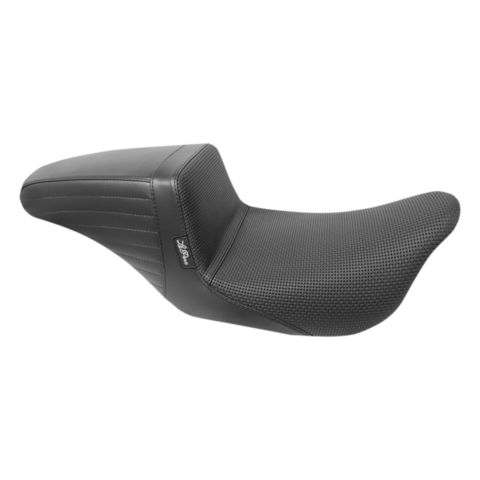 Le Pera Kickflip Basket Weave Seat For Harley Touring 2008-2025