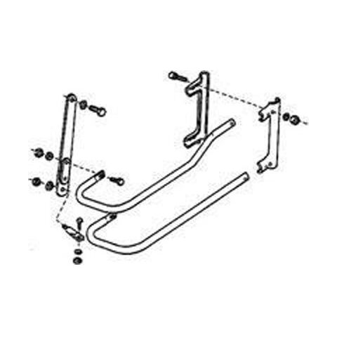 V-Twin Mfg. Saddlebag Guard Chrome Kit For Harley Touring 1997-2008 [Previously Installed]