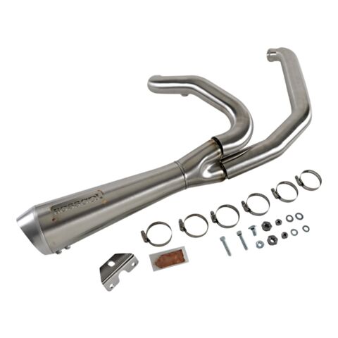 Bassani Road Rage 2-Into-1 Shorty Exhaust For Harley Touring 2017-2026