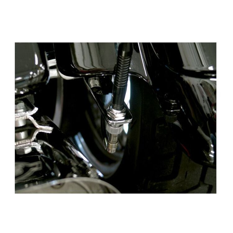 Pingel Radio Antenna Low Relocation Mount Kit For Harley Touring 1985-2018 Polished [Open Box]