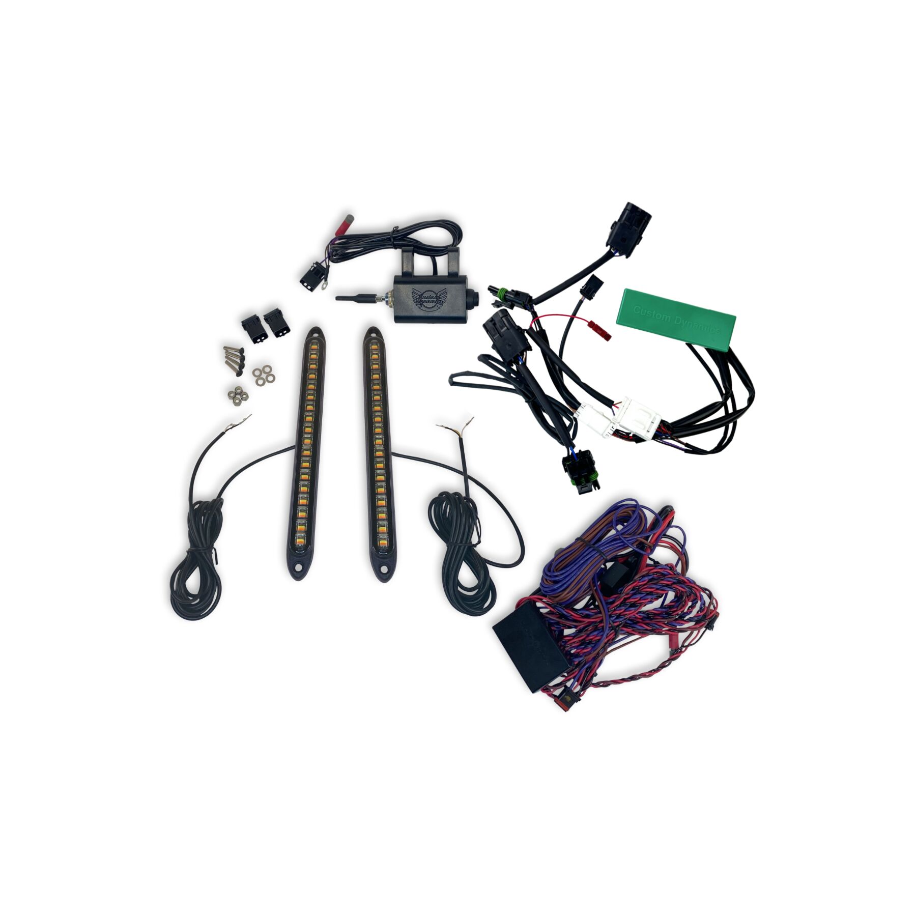 Custom Dynamics Front And Rear Turn Signal Street Legal Kit Can-Am Maverick 2017-2024