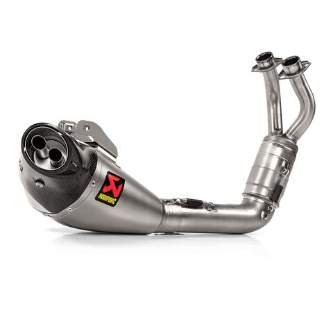 Akrapovic Racing Exhaust System Yamaha MT-07 / XSR700 2021-2023 Titanium/Carbon Fiber [Previously Installed]