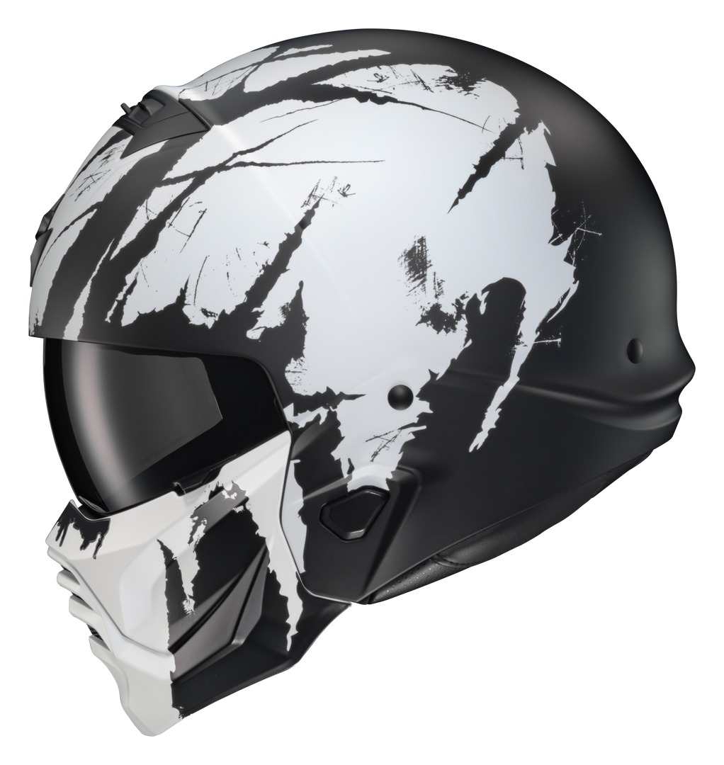 scorpion covert x solid helmet Matte Black Covert-X Face Mask The helmets multi ScorpionEXO Covert X Open Face