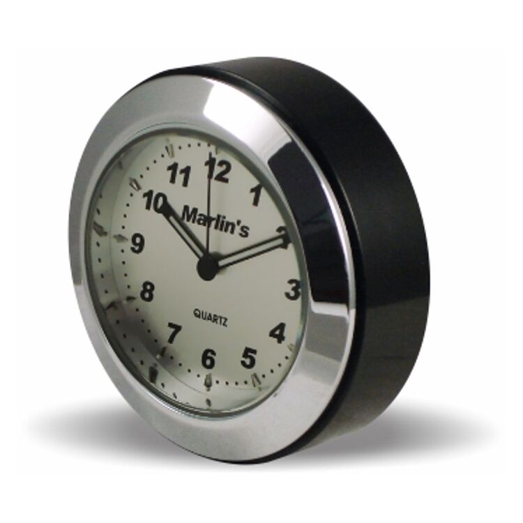 Brushed Aluminum Clock