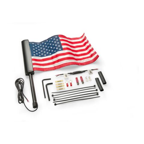 Ciro LED Lighted Flag Pole With American Flag
