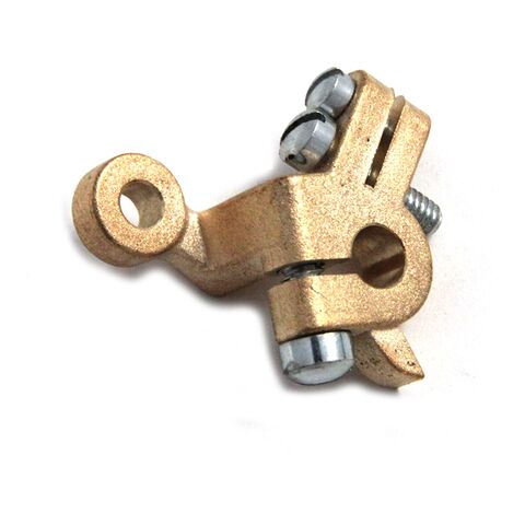 V-Twin Mfg. Brass Carburetor Throttle Lever For Harley Knucklehead 1940-1947