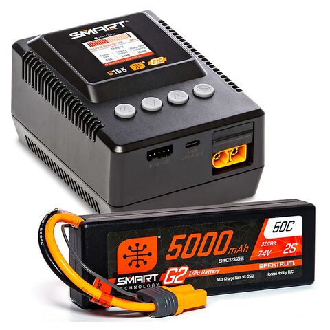 Spektrum Promoto-MX Smart Powerstage Charger and Battery Bundle