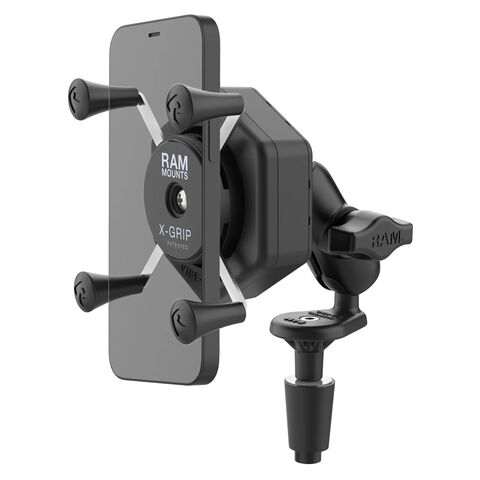 RAM Mounts Vibe X-Grip Phone Holder With Stem And Vibe Safe Adapter