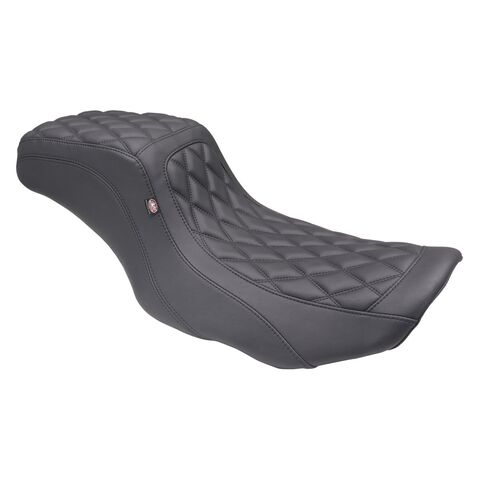 Mustang Squareback Double Diamond Stitch Seat For Harley FLHX / FLTRX 2023-2025