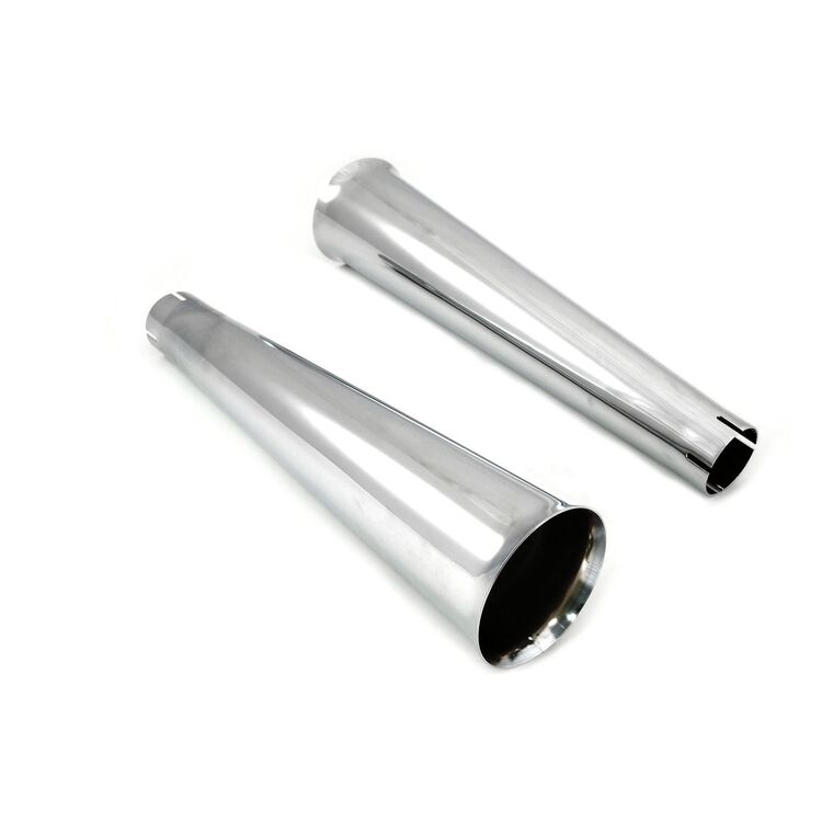 V-Twin Mfg. Megaphone Tip Set For Harley FL 1958-1984