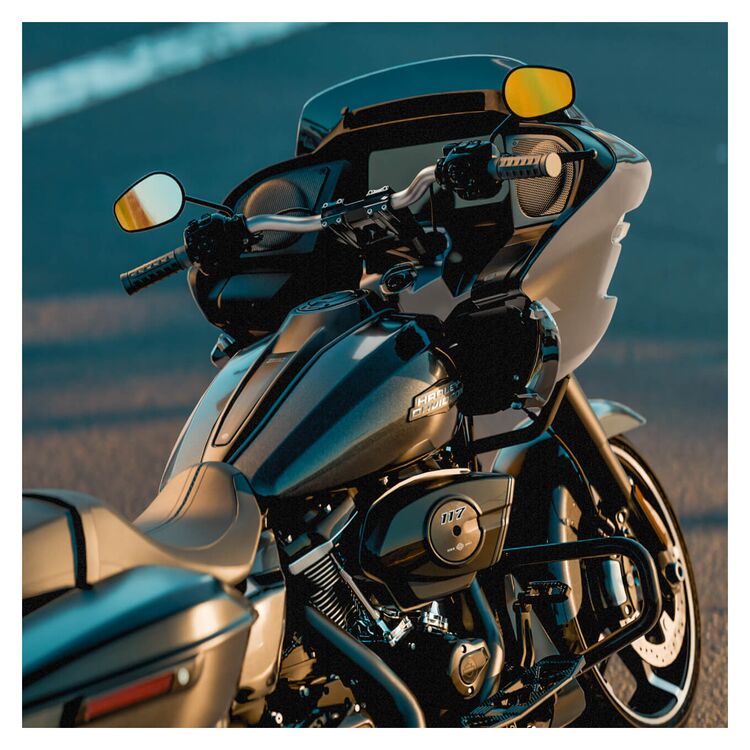 Kraus Stainless Steel KR Low Bars For Harley Touring / Softail 2023-2025