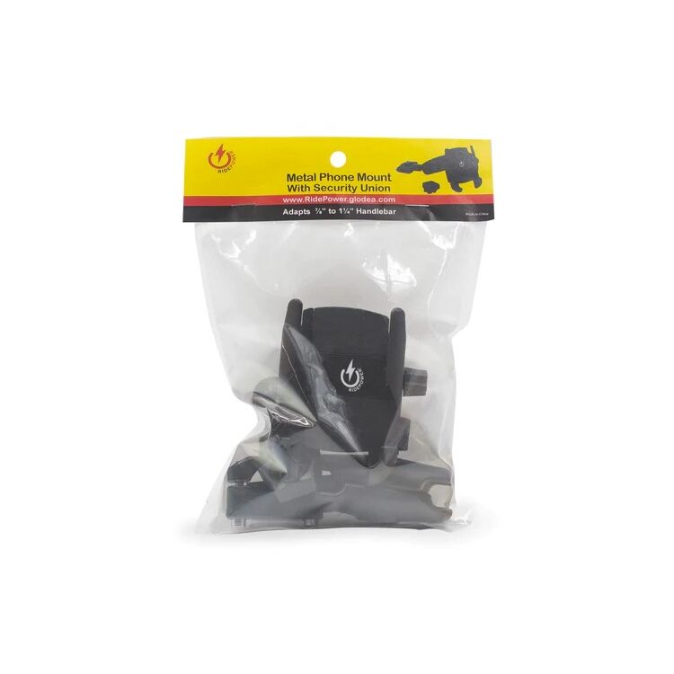 RidePower Metal Phone Mount With Security Union Ball Mounting [Previously Installed]