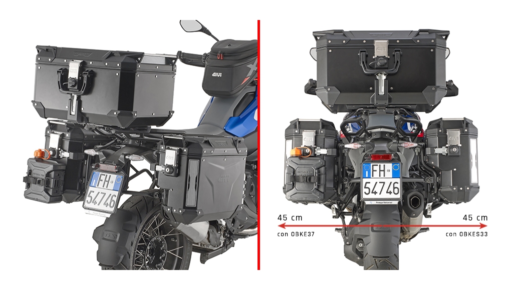 Givi PLOS5143CAM Side Case Racks BMW R1300GS 2024-2026 | JPCycles.com