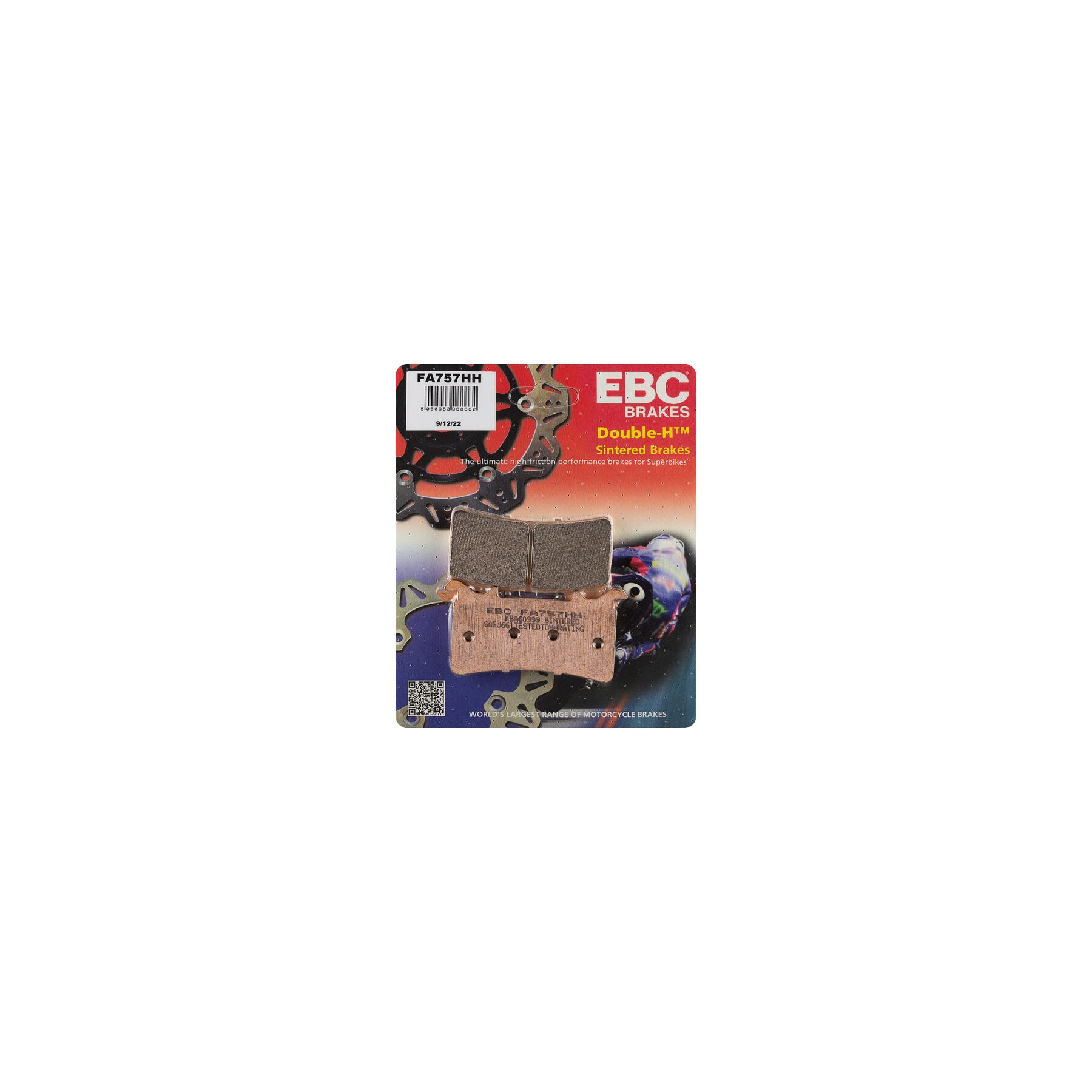EBC FA757HH Double-H Sintered Front Brake Pads