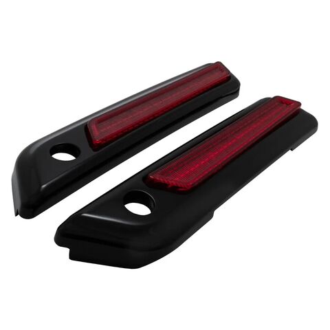 HogWorkz Saddlebag LED Latch Coverz For Harley Touring 2014-2025