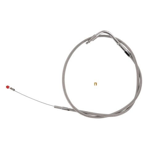 Barnett Stainless Steel Idle Cable For Harley Softail 2001-2015 +6" [Incomplete]