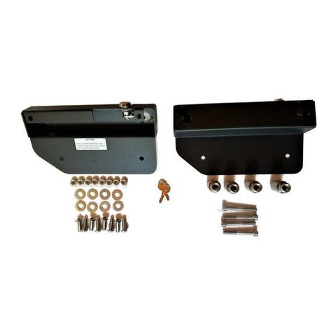 Leatherworks Quick Mounts Saddlebag Mounts For Harley Softail Fat Boy / Breakout 2018-2026 With Detac... [Open Box]