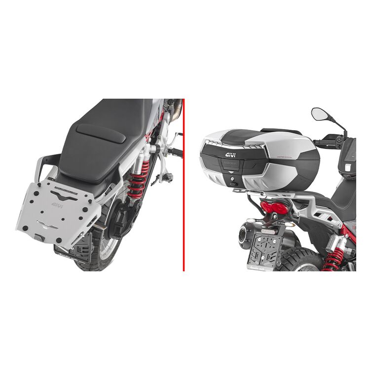 Givi SRA8209 Aluminum Top Case Rack Moto Guzzi V85 TT 2024