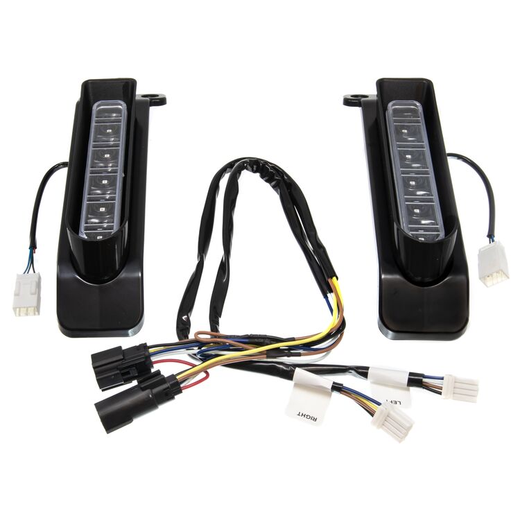 Letric Lighting Co. Saddlebag Filler Support LED Inserts For Harley Touring 2014-2025 Black [Previously Installed]