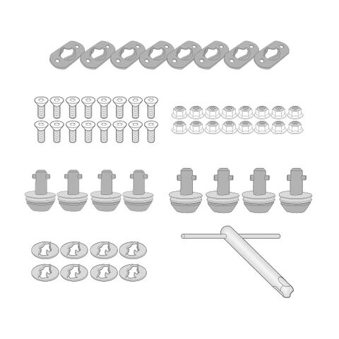 Givi 11RKIT Rapid Release Fitting Kit BMW R1200GS / R1250GS / Adventure 2013-2024