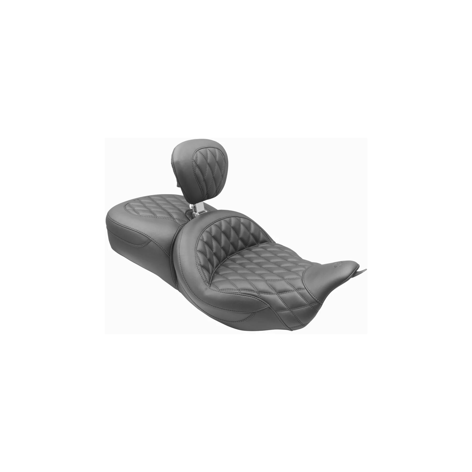 Mustang Seats Mustang Super Touring Double Diamond Seat For Harley Touring 2008-2025 - $1089.00 at RevZilla