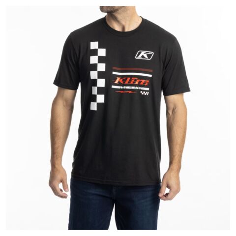 Klim Checkered Flag Tri-Blend T-Shirt