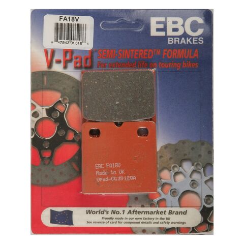 EBC FA18V Semi-Sintered Rear Brake Pads