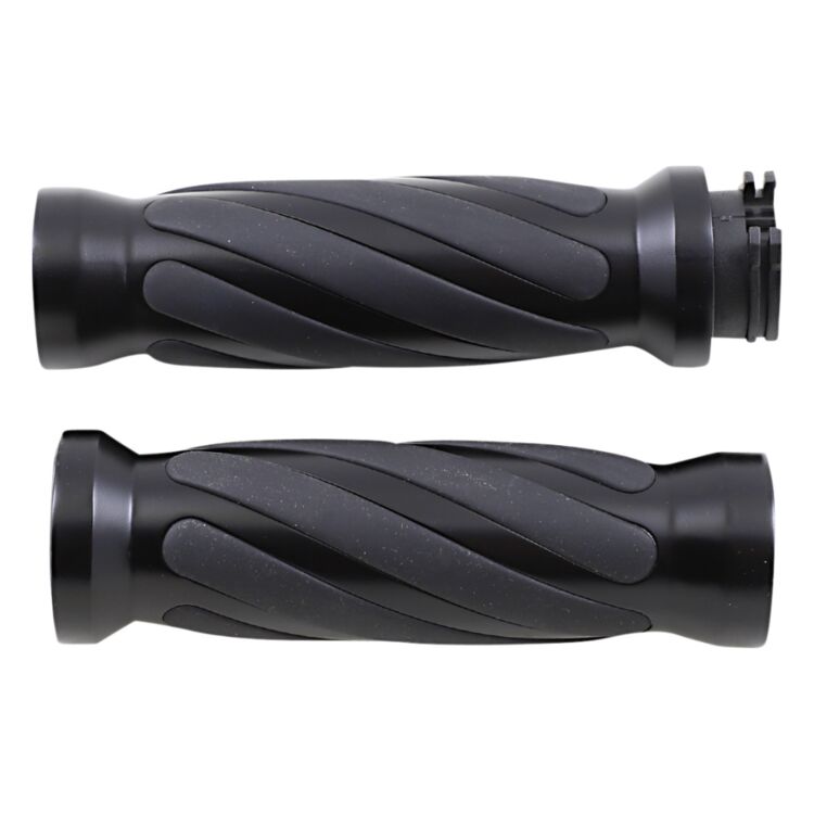 Drag Specialties Twisted Grips For Harley With Dual Cable Throttle