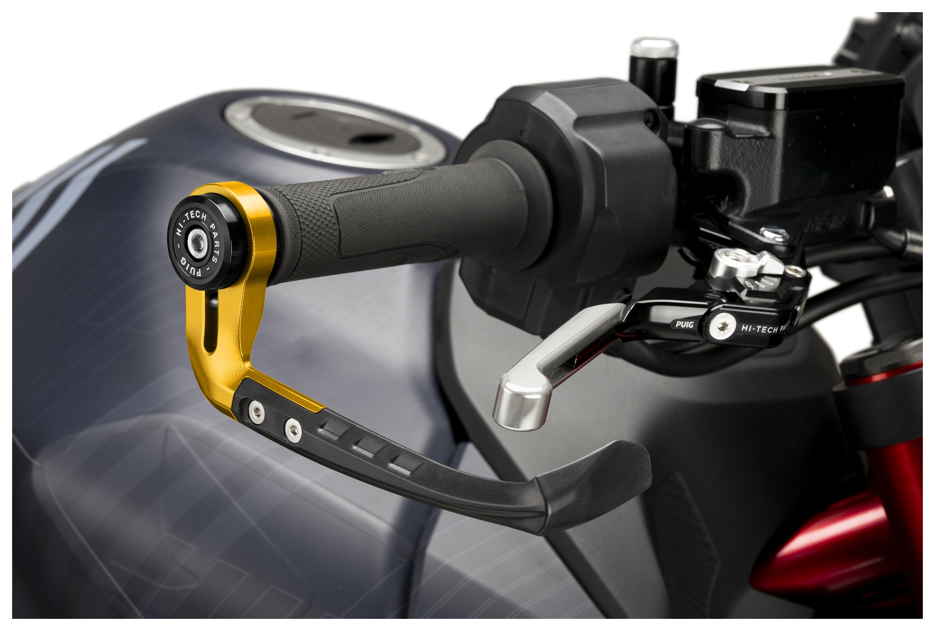 Puig 21993O BRAKE LEVER PROTECTOR RAW [GOLD] 汎用 プーチ ブレーキ