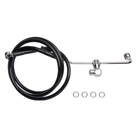 Drag Specialties Rear Brake Line Kit For Non-ABS Harley Touring 2014-2019