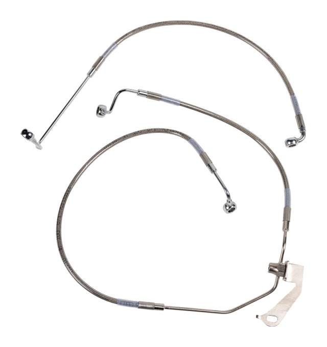 ルッツ 様 Drag Specialties Rear Brake Line Kit For Non-ABS Harley Touring