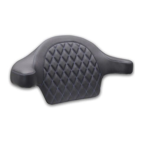 Mustang Double Diamond Extended Arm Wrap-Around Backrest For Harley Touring 2014-2024