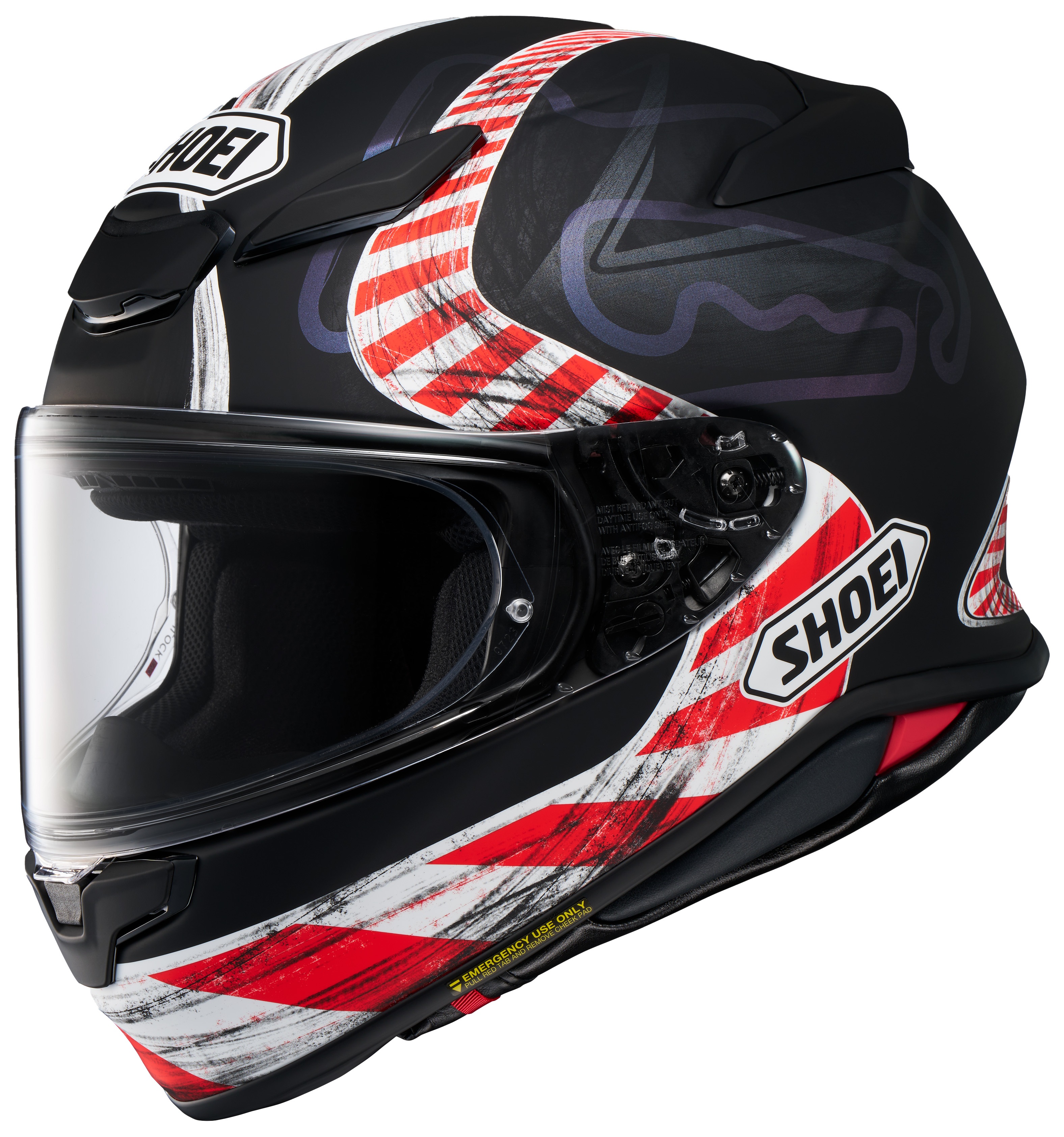 closeout shoei rf 1200 Shoei RF-1400 Full Face Helmet Knee Down TC-5