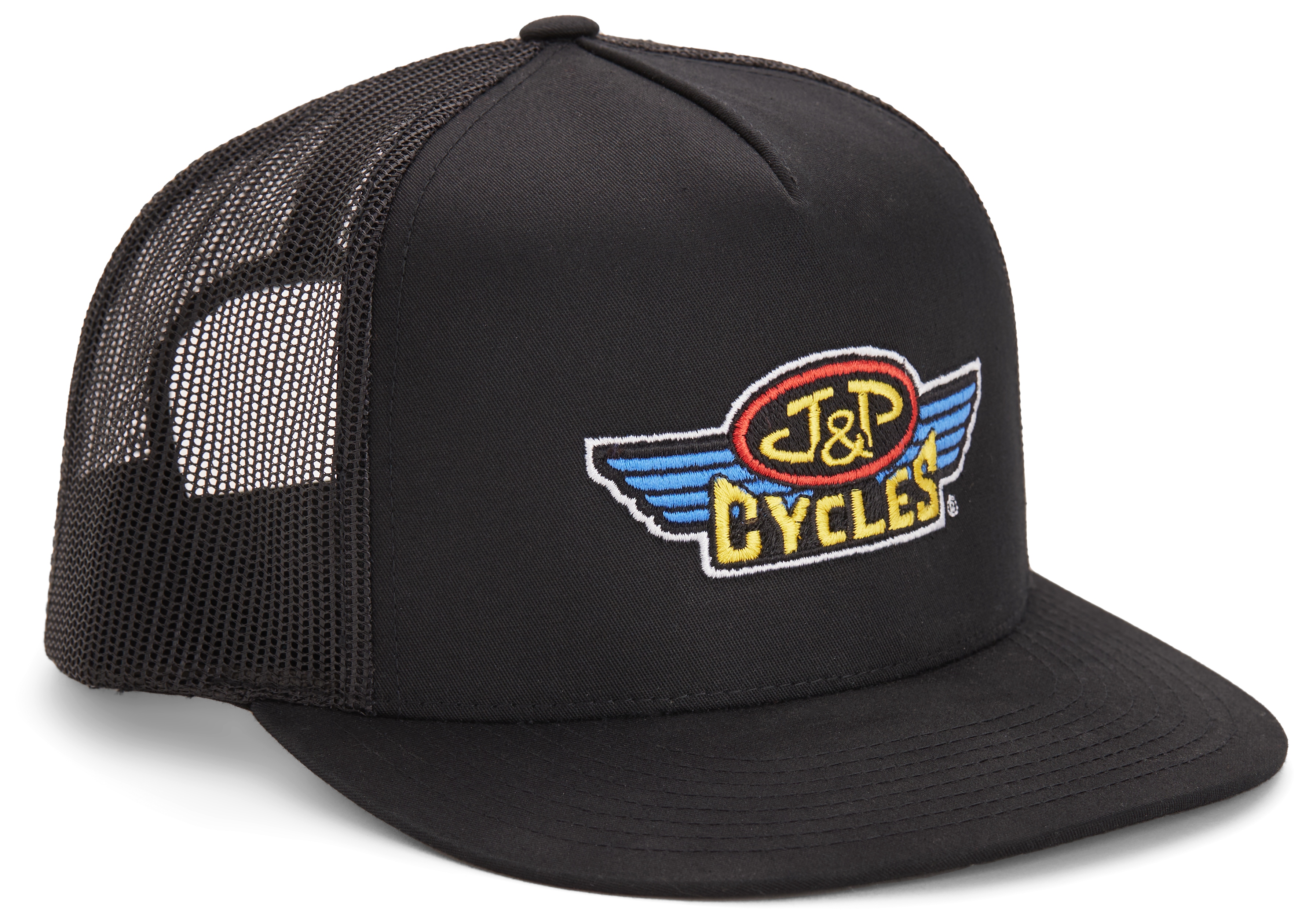 J&P Cycles Embroidered Trucker Hat | JPCycles.com