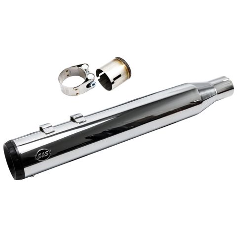 S&S Cycle 2 Into 1 Swindler 4" Muffler Kit For Harley Touring 2017-2026