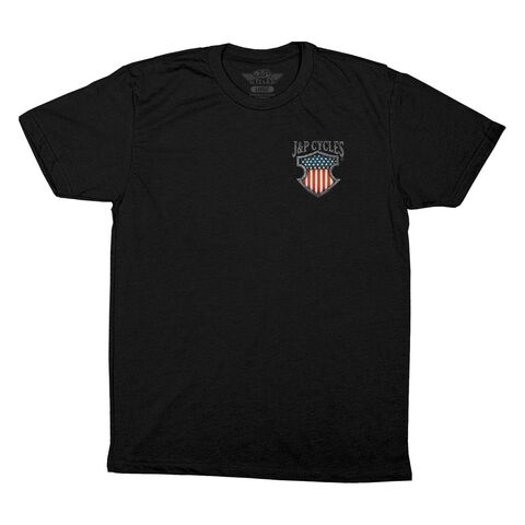 J&P Cycles Eagle Shield T-Shirt Black / LG [Open Box]