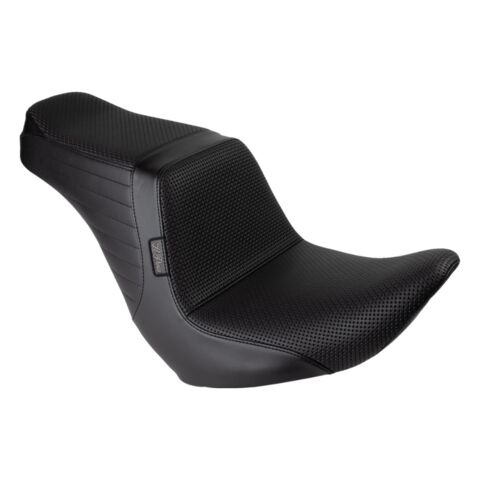 Le Pera Tailwhip Basket Weave 2-Up Seat For Harley FXLR / FLSB 2018-2025