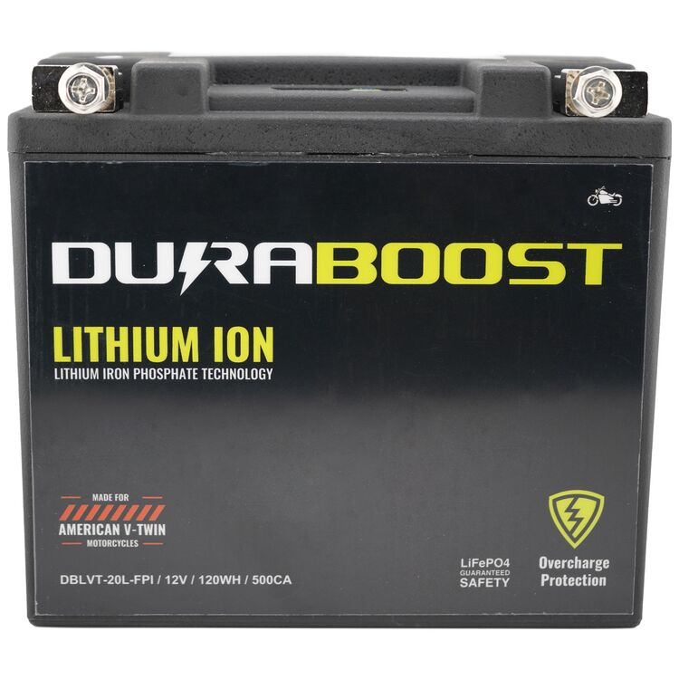 Duraboost V-Twin Lithium Ion Battery for Harley