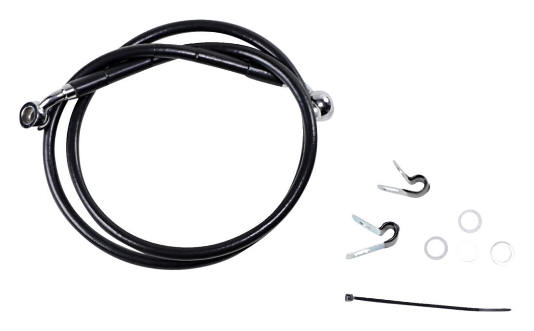 専用ページ❸ DRAG フロント ブレーキライン ステンレス 標準長 08年-10年