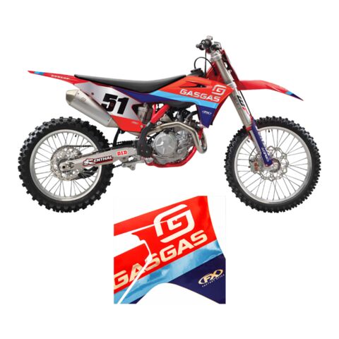 Factory Effex Candy Chrome Trim Kit Gas Gas 125cc-450cc 2021-2023