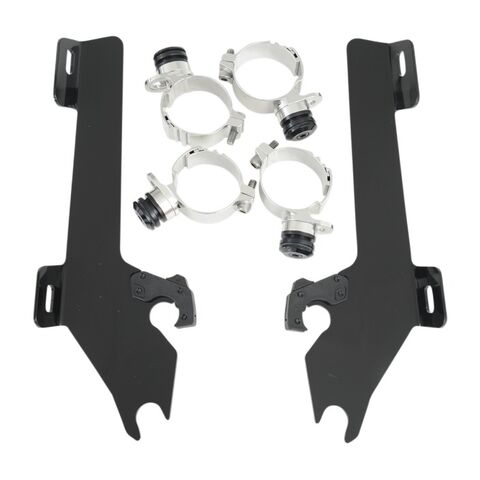 Memphis Shades Batwing Fairing Trigger-Lock Mount Kit Yamaha XV1900 Raider 2008-2015 Black [Previously Installed]