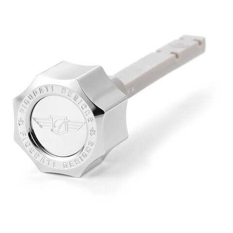 Figurati Designs Stainless Steel Curved Magnetic Transmission Dipstick For Harley Touring 2017-2026