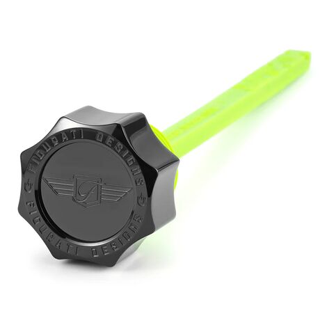 Figurati Designs Stainless Steel Curved Magnetic Oil Dipstick For Indian