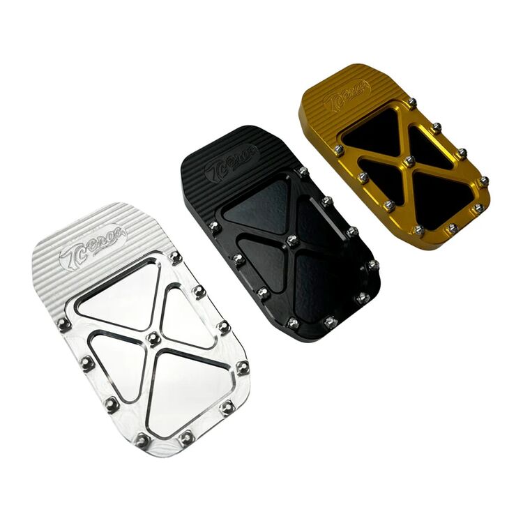 TC Bros Pro Series MX Brake Pedal Pad For Harley 1980-2025