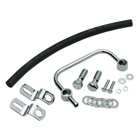 J&P Cycles Crankcase Breather Kit For Harley Sportster 1991-2020 Chrome [Open Box]