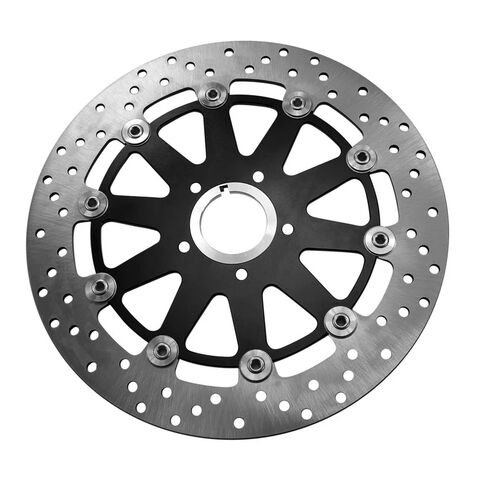 TC Bros 12.6" Oversized Rear Floating Brake Rotor For Harley 1984-2025