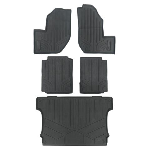 Smartliner UTV Rugged Rubber Floor Liners Yamaha Wolverine RMAX2 / RMAX4 2018-2025