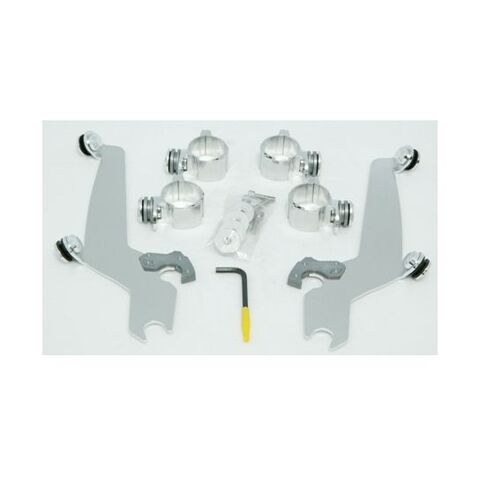 Memphis Shades Metric Sportshield Trigger-Lock Mount Kit Honda / Suzuki Polished [Open Box]